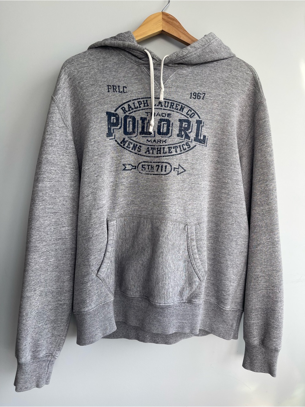 Polo by Ralph Lauren Gray Logo Pullover Hoodie